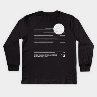 Nick Cave & The Bad Seeds / Minimal Graphic Design Tribute T-Shirt Kids Long Sleeve T-Shirt